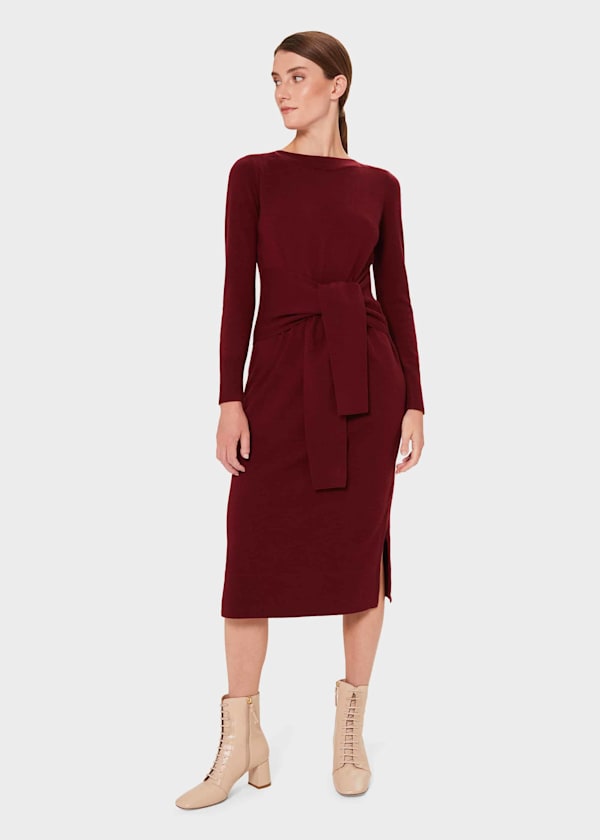 Teagan Knitted Dress With Cashmere