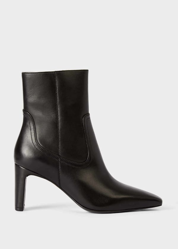 Fiona Leather Ankle Boots