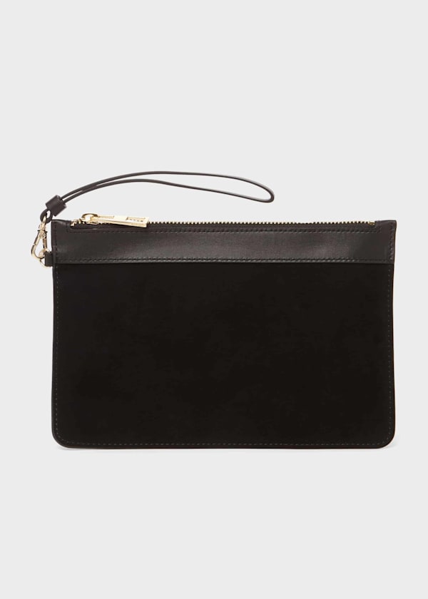 Lundy Suede Wristlet