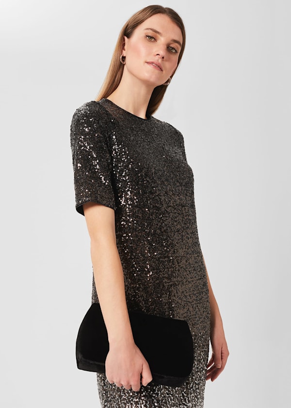 Clifton Velvet Clutch Bag