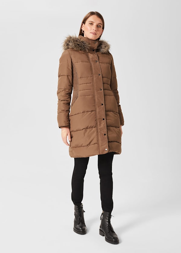 Dita Puffer Jacket With Hood