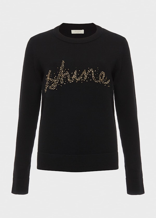 Cianna Shine Sweater With Wool