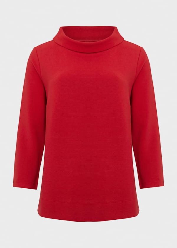 Betsy Textured Top With Cotton 