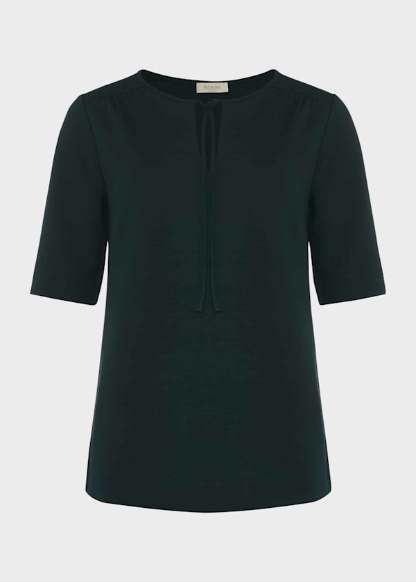 Claudine Tie Neck Top