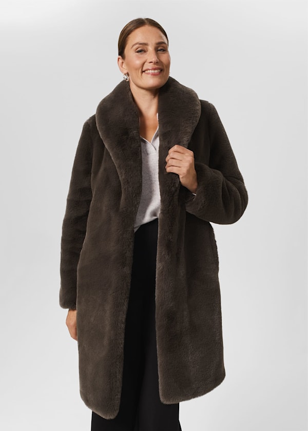 Gabby Faux Fur Coat 