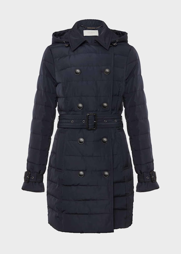 Corina Water Resistant Puffer Trench 