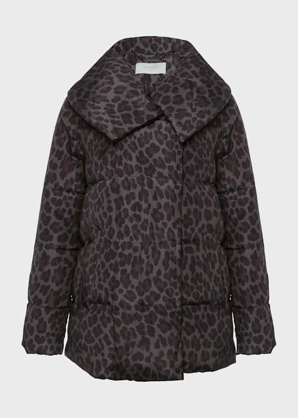 Samara Animal Print Puffer