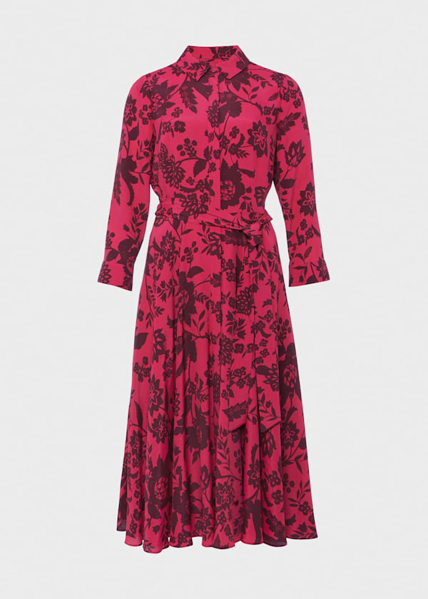 Lainey Belted Fit And Flare Dress 