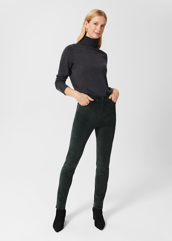 Gia Velvet Skinny Jeans 