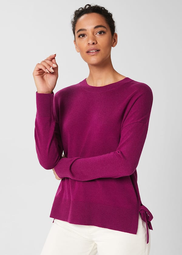 Marcia Tie Jumper With Cashmere