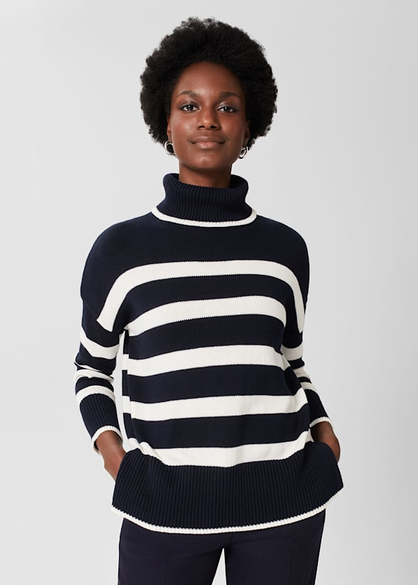 Marie Cotton Striped Sweater