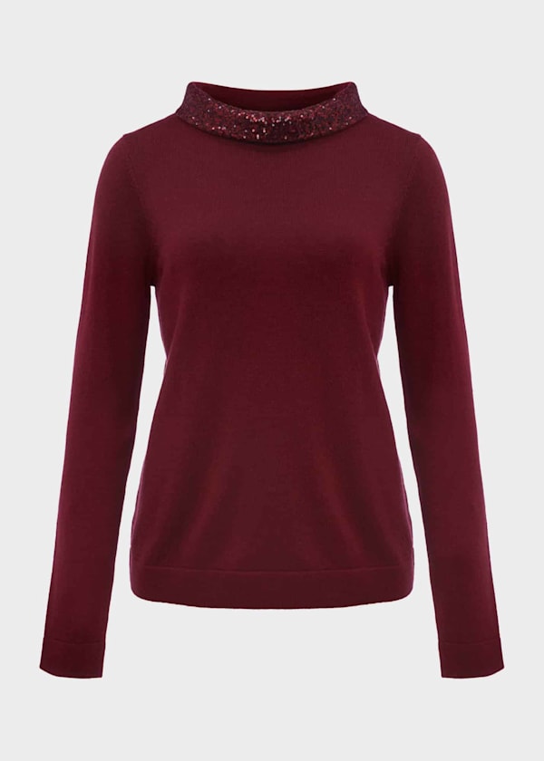 Esther Sequin Wool Cashmere Sweater