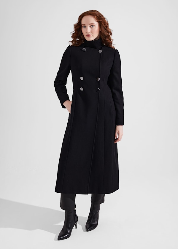 Lalena Wool Blend Coat