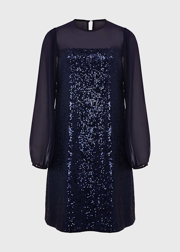 Zariah Sequin A Line Dress