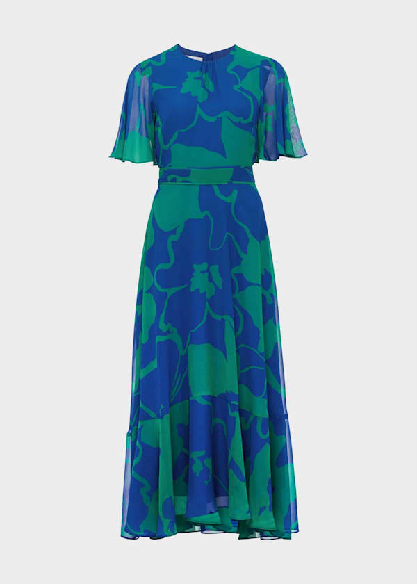 Freya Silk Fit And Flare Dress