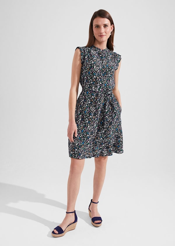 Frida Floral Belted Dress