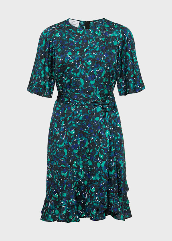 Adley Printed A Line Dress