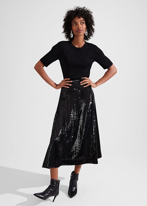 Greta Sequin Skirt