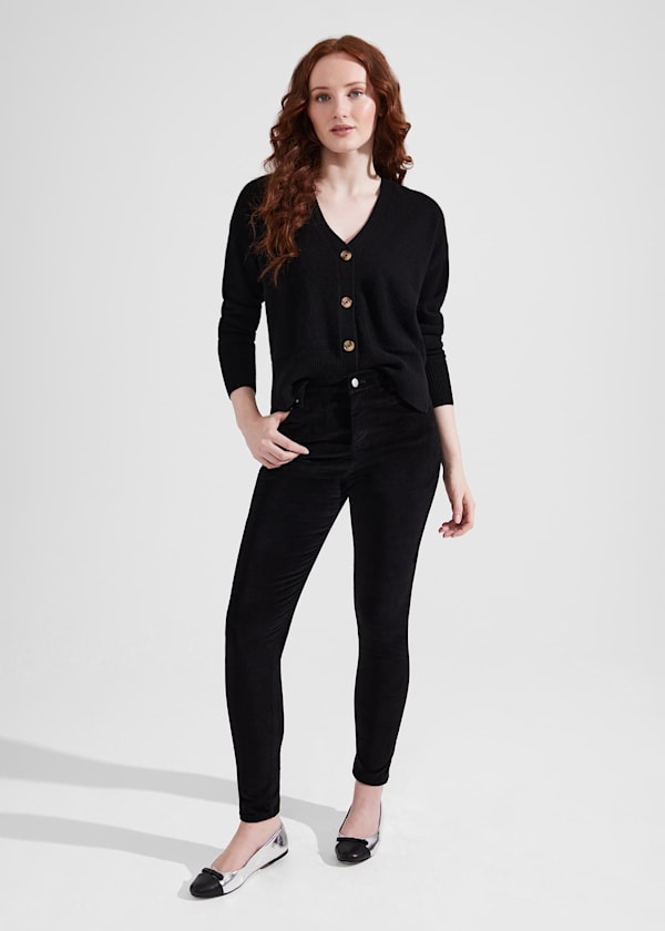 Gia Velvet Skinny Jeans