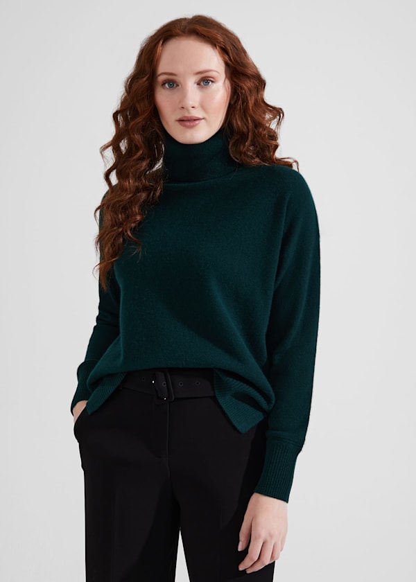 Delora Cashmere Roll Neck Sweater