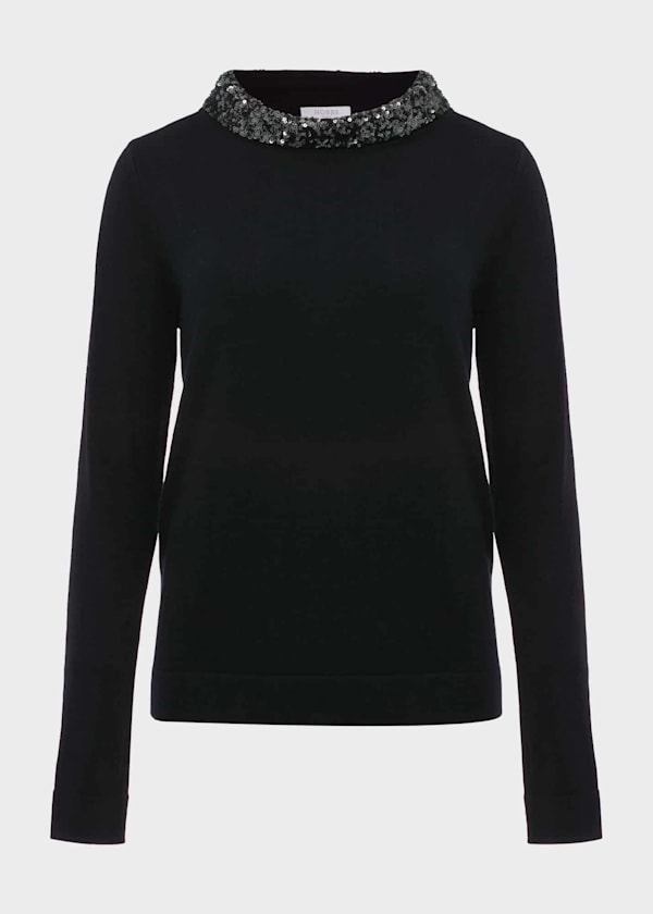 Esther Sequin Sweater With Cashmere