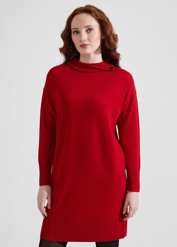 Talia Knitted Dress With Cashmere