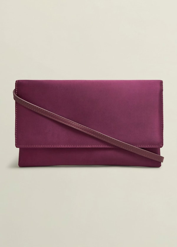 Renata Satin Clutch Bag