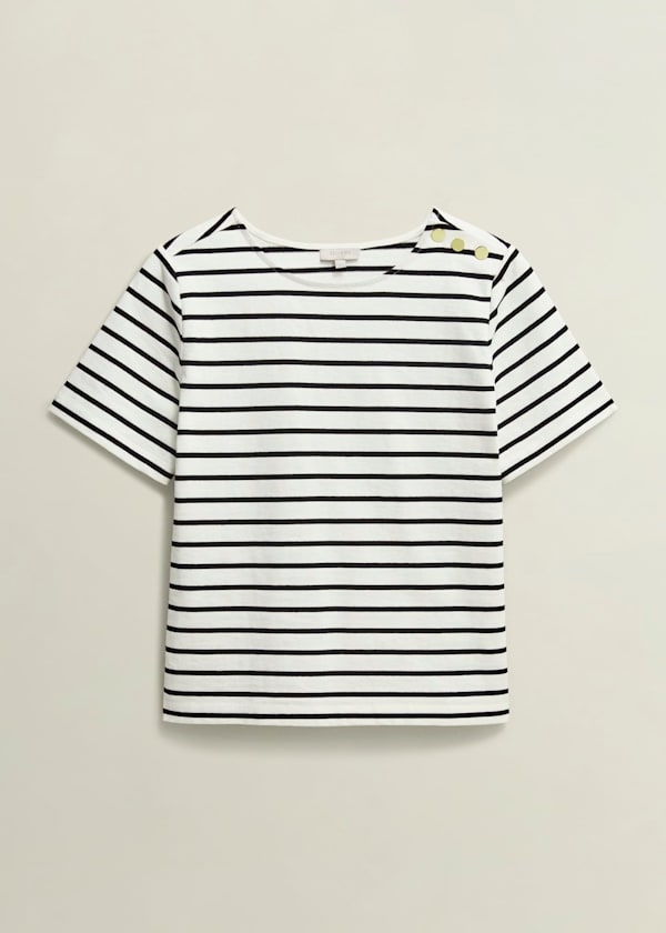 Bethan Cotton Stripe Top