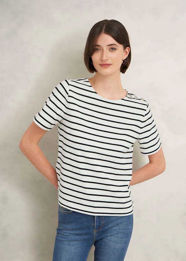 Bethan Cotton Stripe Top