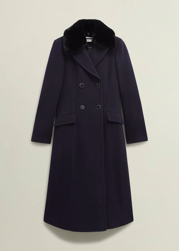 Petite Marlene Wool Blend Coat
