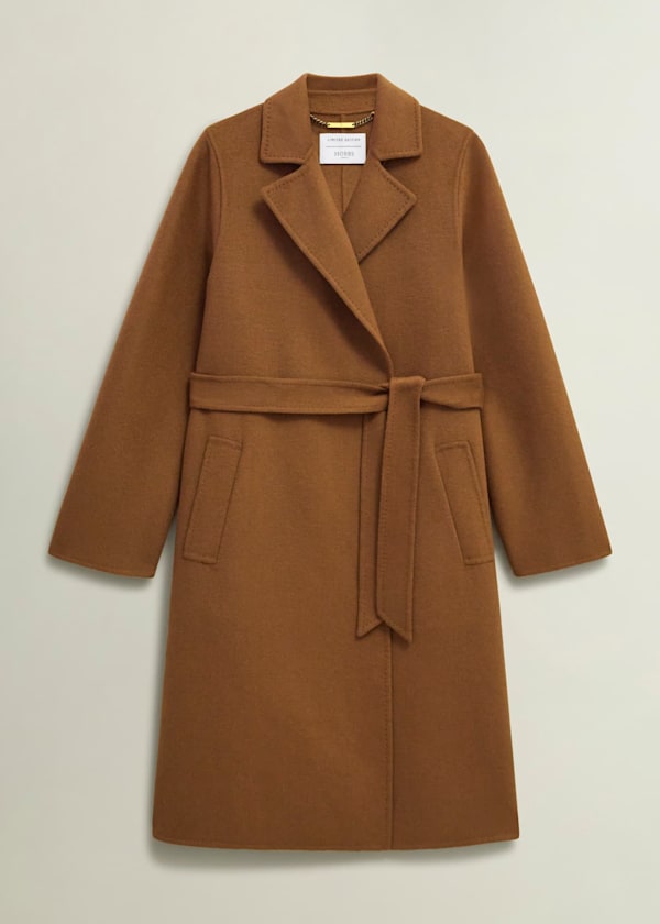 Lytham Wrap Coat with wool