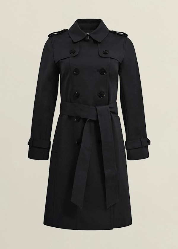 Saskia Shower Resistant Trench Coat