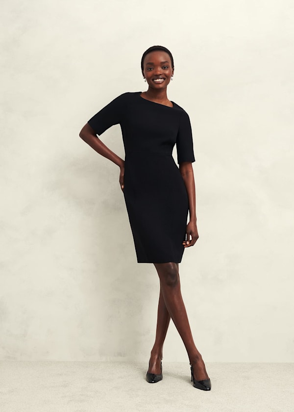 Petite work dresses with sleeves shop