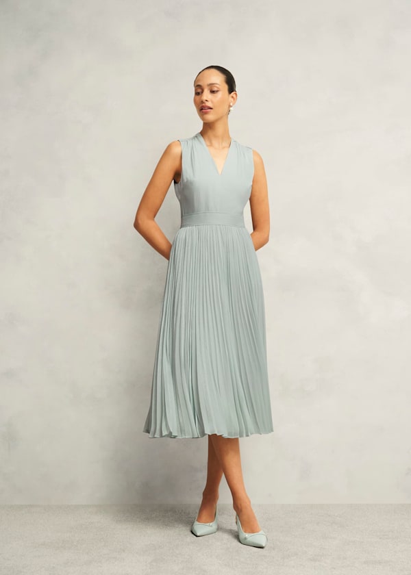 Alexandra Pleated Dress