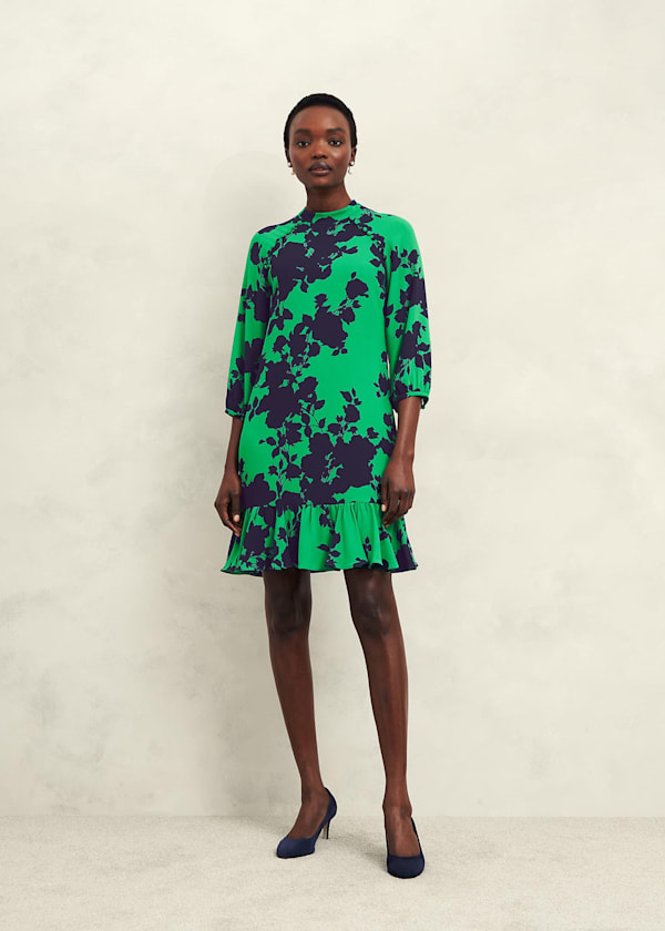 Hobbs green dress sale cheap