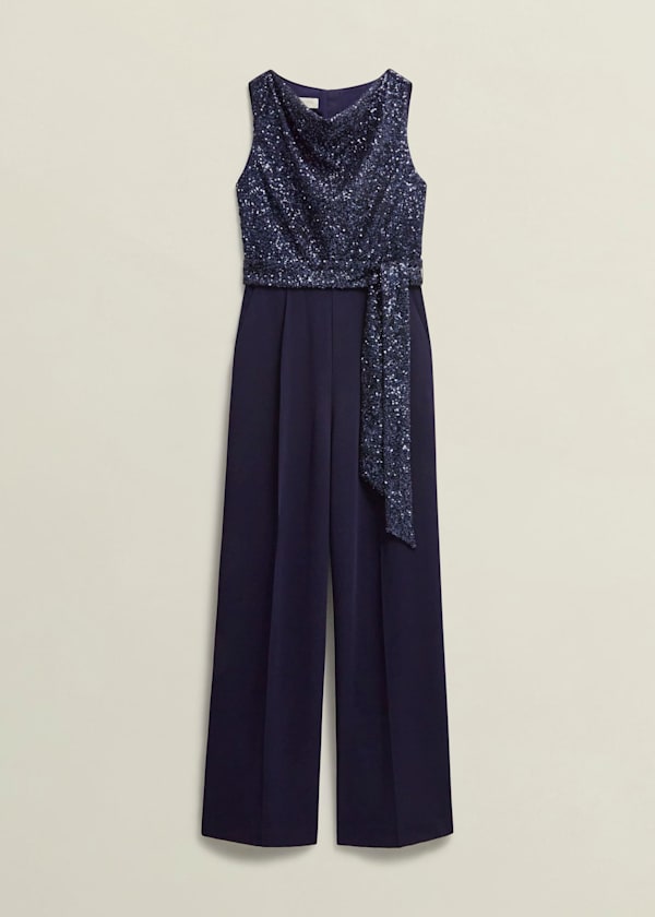 Zuri Sequin Jumpsuit