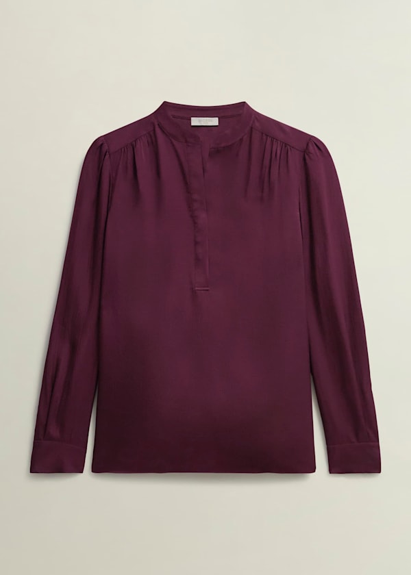 Jade Satin Blouse