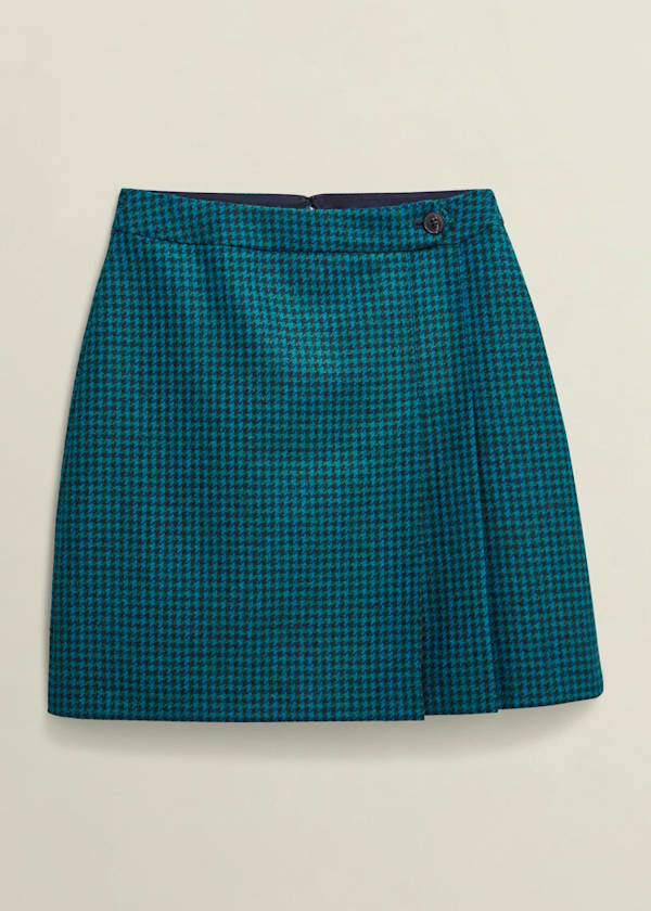 Leah Wool Kilt Skirt