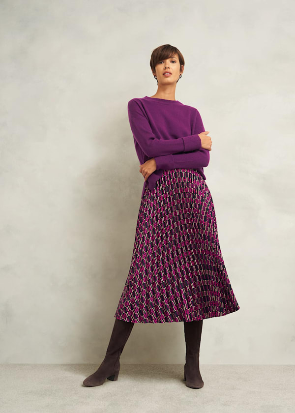 Kayla Pleated Skirt
