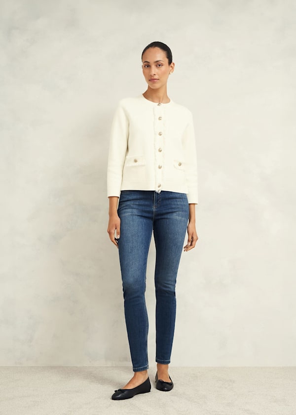 Sairey Cotton Wool Knitted Jacket