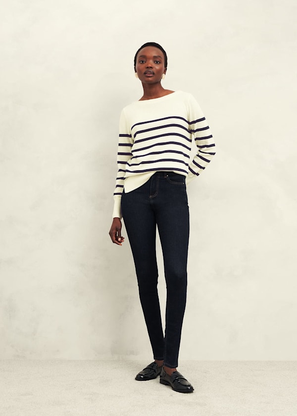 Larina Cashmere Stripe Sweater