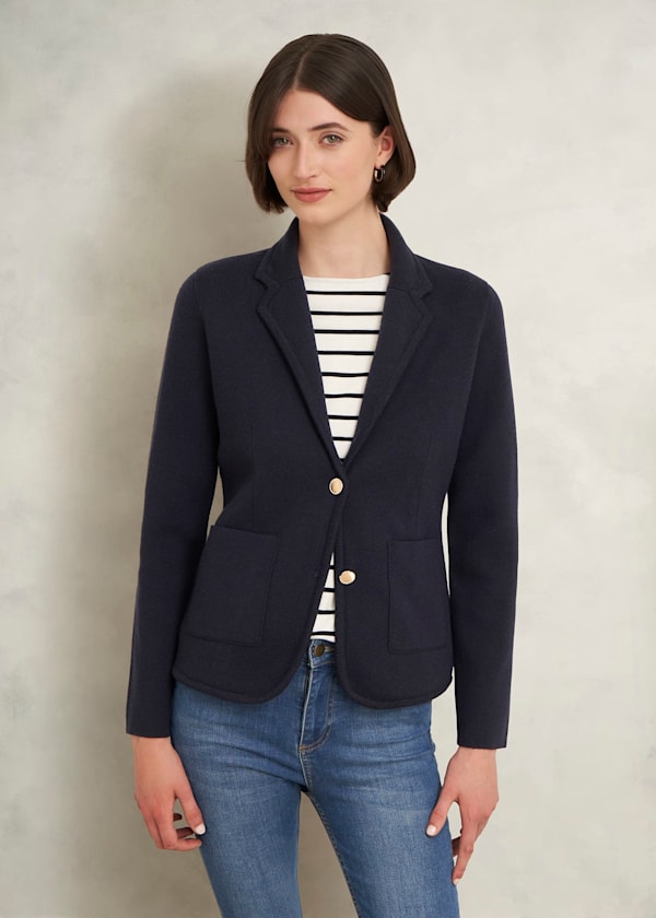 Holly Knitted Blazer with Wool