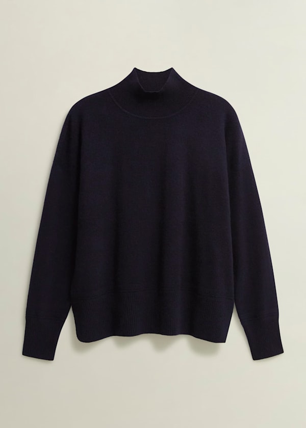 Marlena Cashmere Funnel Neck Jumper