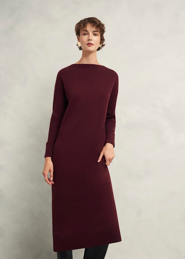 Hartsfirth Knitted Dress with Cashmere