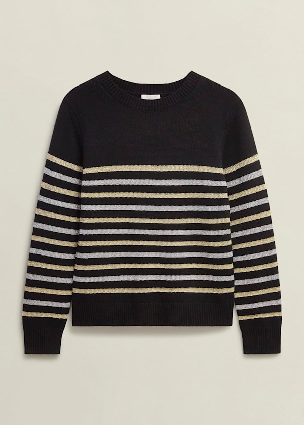 Destiny Sparkle Stripe Sweater 