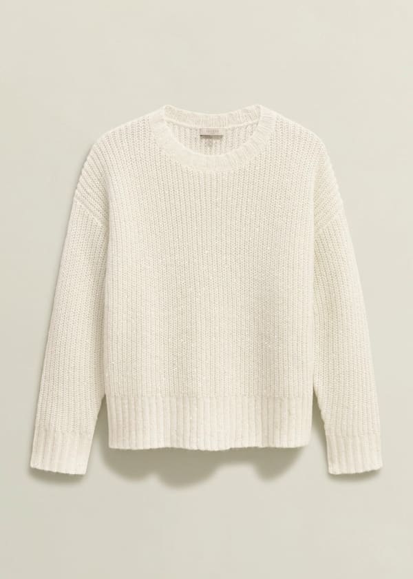 Marsha Sequin Sweater With Alpaca
