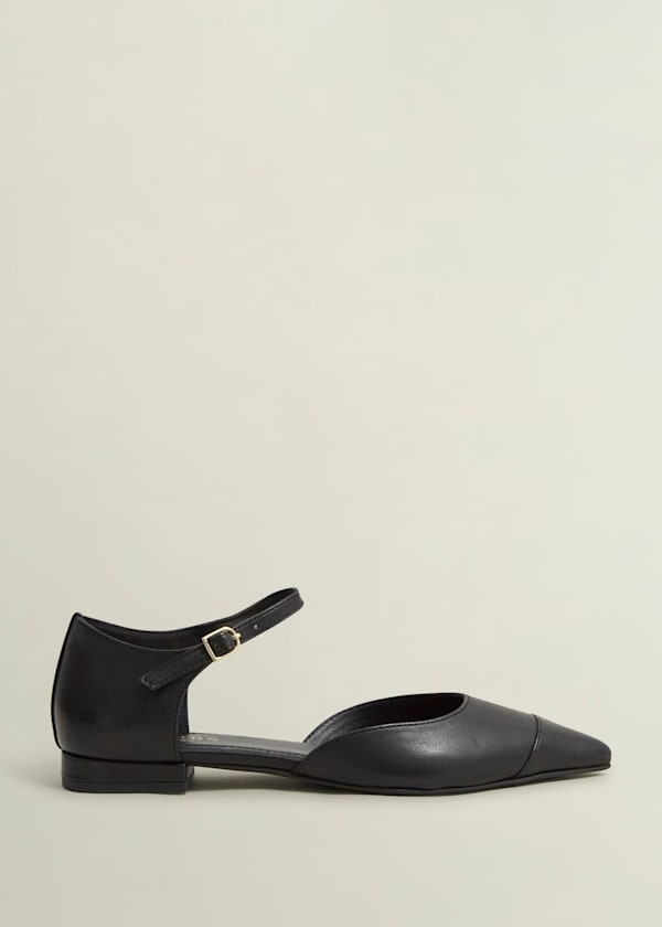 Seren Leather Flats