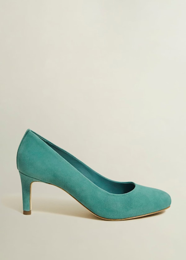 Lizzie Suede Court Shoes