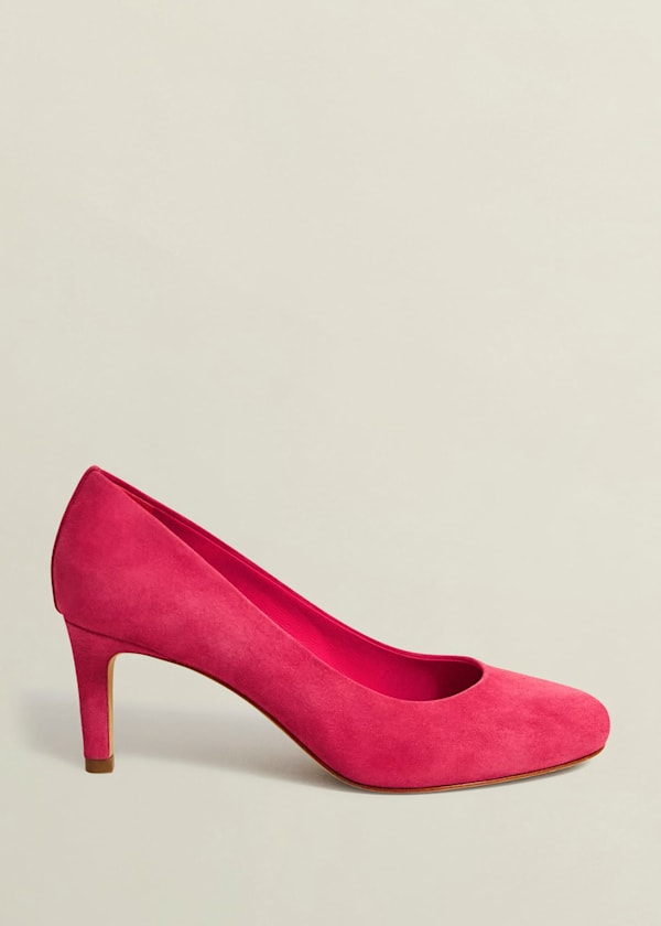 Lizzie Suede Court Shoes