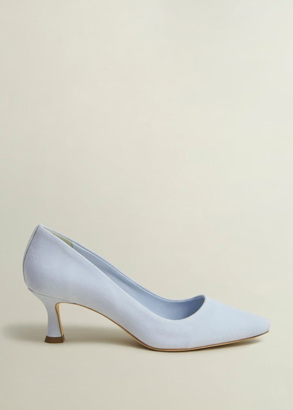 Esther Suede Court Shoes
